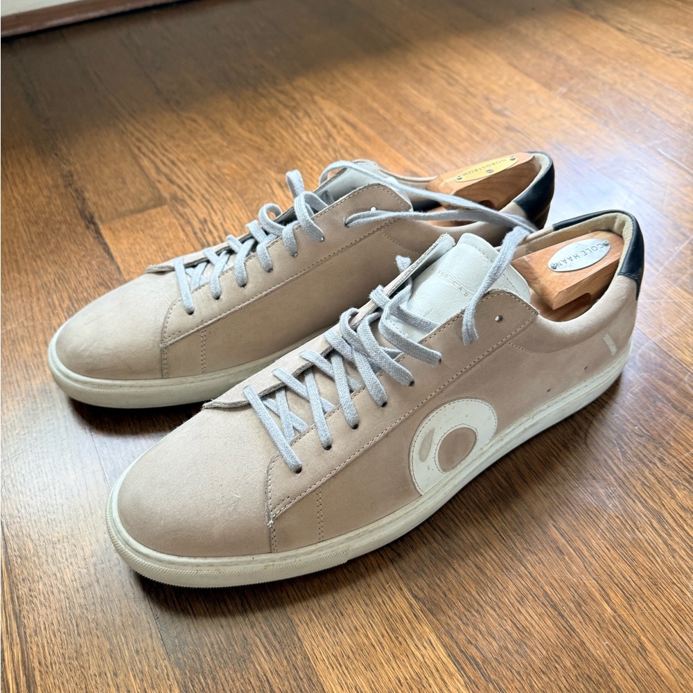 Oliver Cabell Light Tan and Black Sneakers
